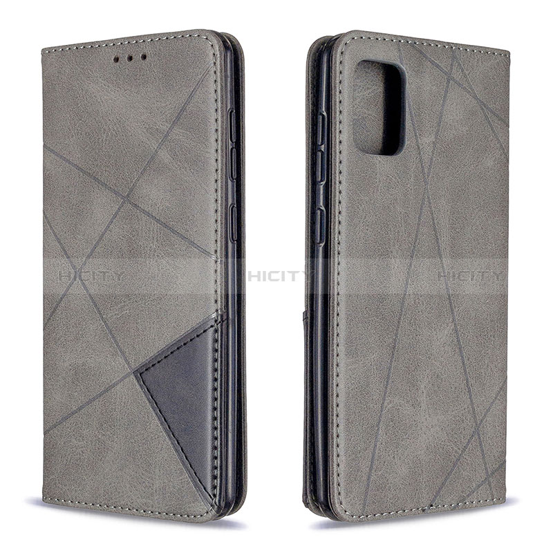 Custodia Portafoglio In Pelle Cover con Supporto B07F per Samsung Galaxy A31 Grigio