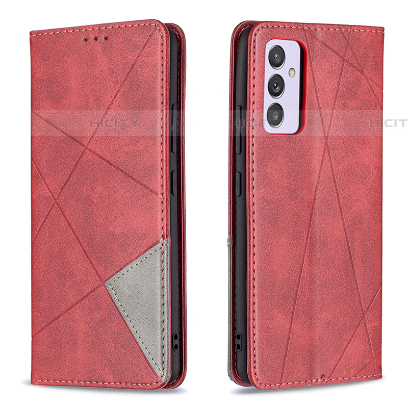 Custodia Portafoglio In Pelle Cover con Supporto B07F per Samsung Galaxy A34 5G Rosso