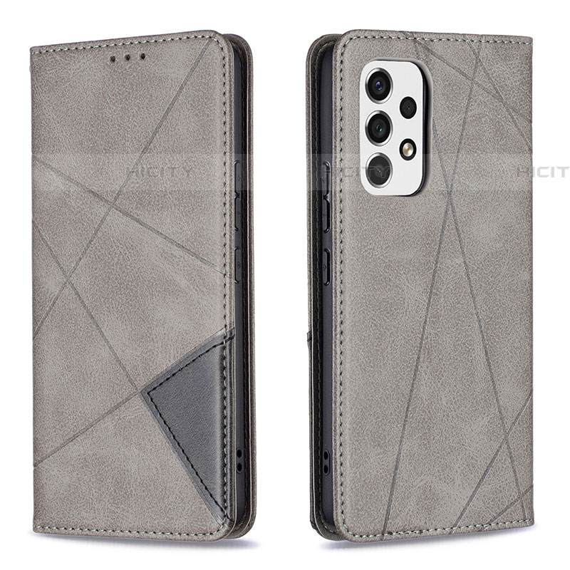 Custodia Portafoglio In Pelle Cover con Supporto B07F per Samsung Galaxy A53 5G Grigio