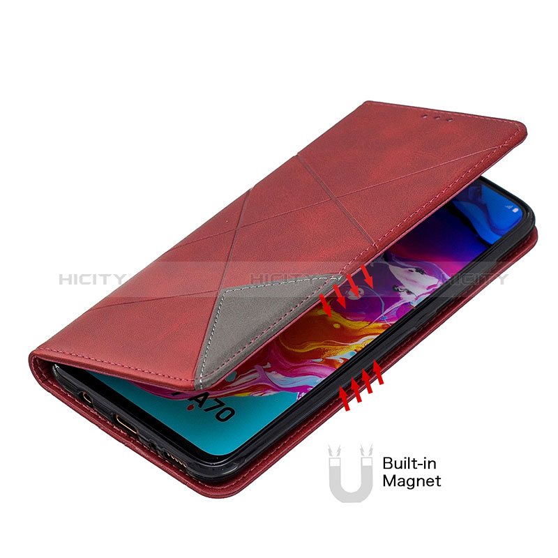 Custodia Portafoglio In Pelle Cover con Supporto B07F per Samsung Galaxy A70