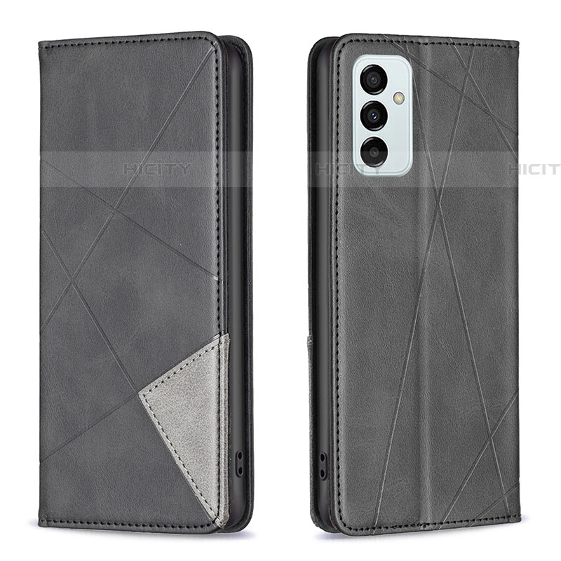Custodia Portafoglio In Pelle Cover con Supporto B07F per Samsung Galaxy F23 5G Nero