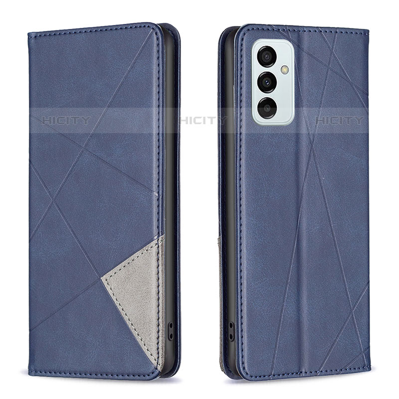 Custodia Portafoglio In Pelle Cover con Supporto B07F per Samsung Galaxy M23 5G Blu