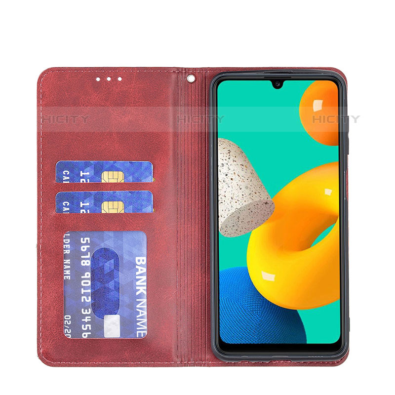 Custodia Portafoglio In Pelle Cover con Supporto B07F per Samsung Galaxy M32 4G