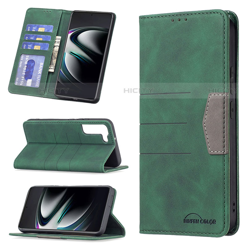 Custodia Portafoglio In Pelle Cover con Supporto B07F per Samsung Galaxy S21 FE 5G