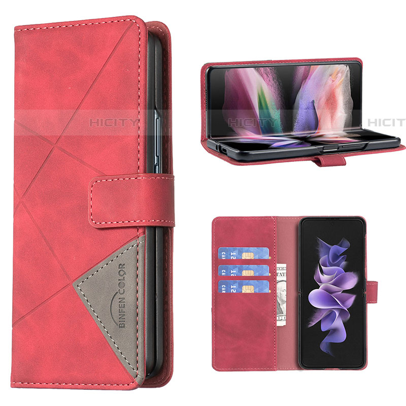 Custodia Portafoglio In Pelle Cover con Supporto B07F per Samsung Galaxy Z Fold4 5G