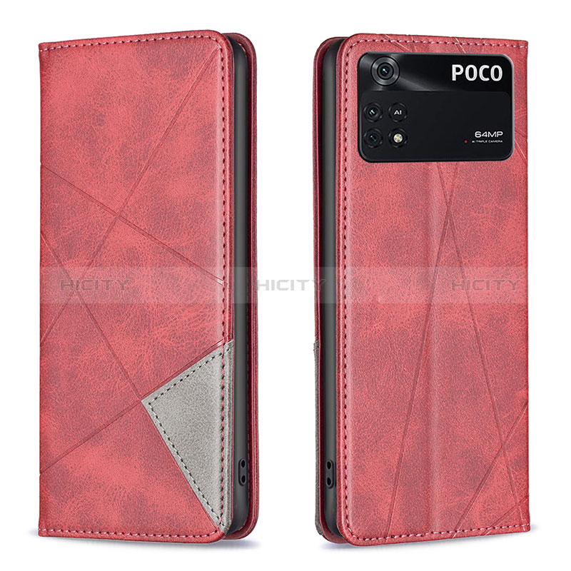 Custodia Portafoglio In Pelle Cover con Supporto B07F per Xiaomi Poco M4 Pro 4G