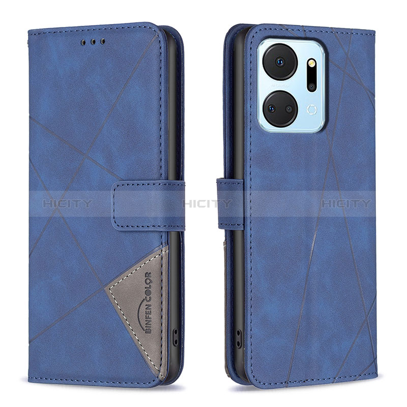 Custodia Portafoglio In Pelle Cover con Supporto B08F per Huawei Honor X7a