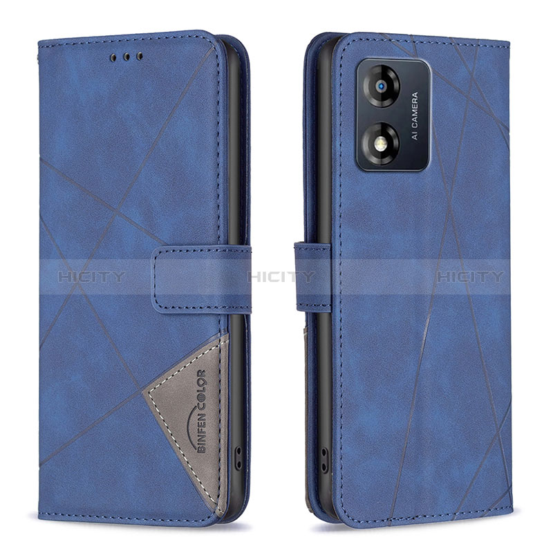 Custodia Portafoglio In Pelle Cover con Supporto B08F per Motorola Moto E13