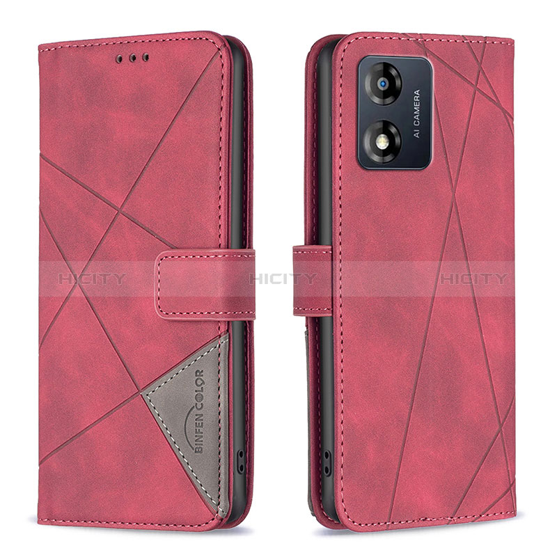 Custodia Portafoglio In Pelle Cover con Supporto B08F per Motorola Moto E13