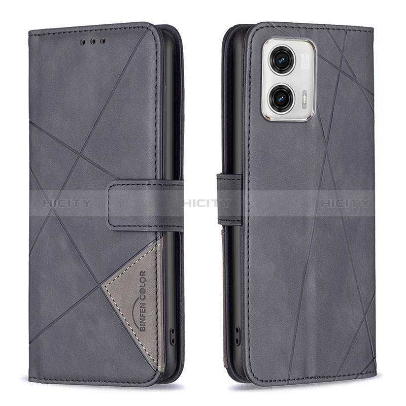 Custodia Portafoglio In Pelle Cover con Supporto B08F per Motorola Moto G73 5G