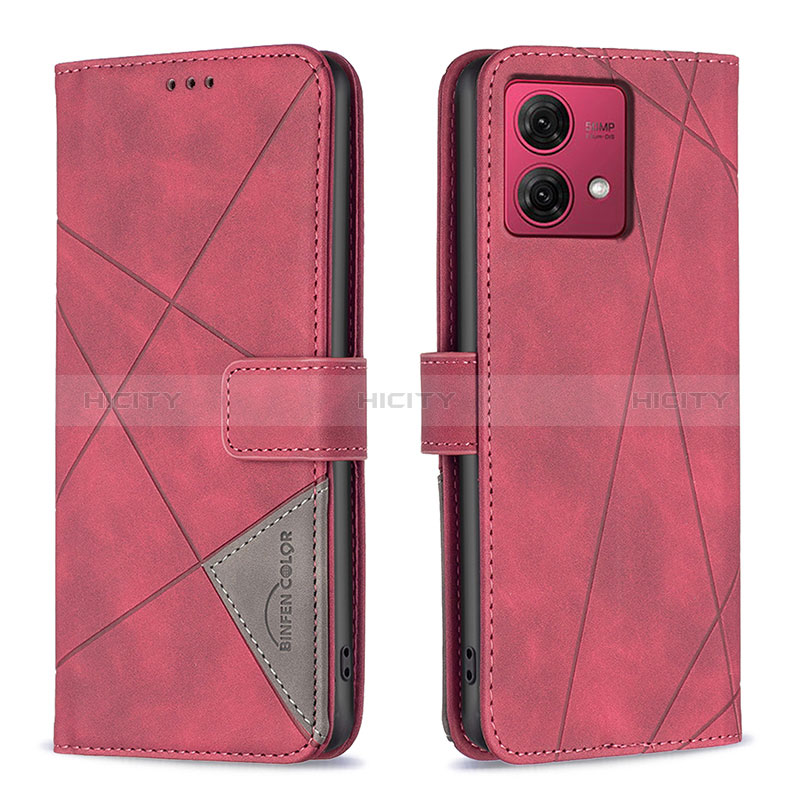 Custodia Portafoglio In Pelle Cover con Supporto B08F per Motorola Moto G84 5G