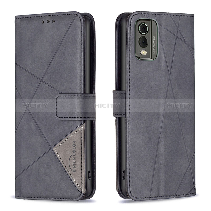 Custodia Portafoglio In Pelle Cover con Supporto B08F per Nokia C32