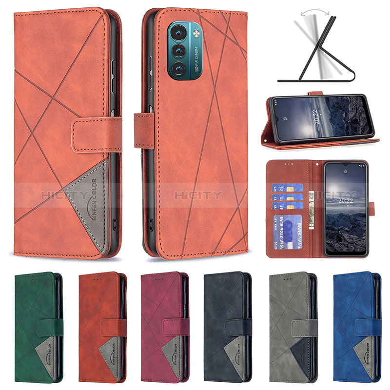 Custodia Portafoglio In Pelle Cover con Supporto B08F per Nokia G11