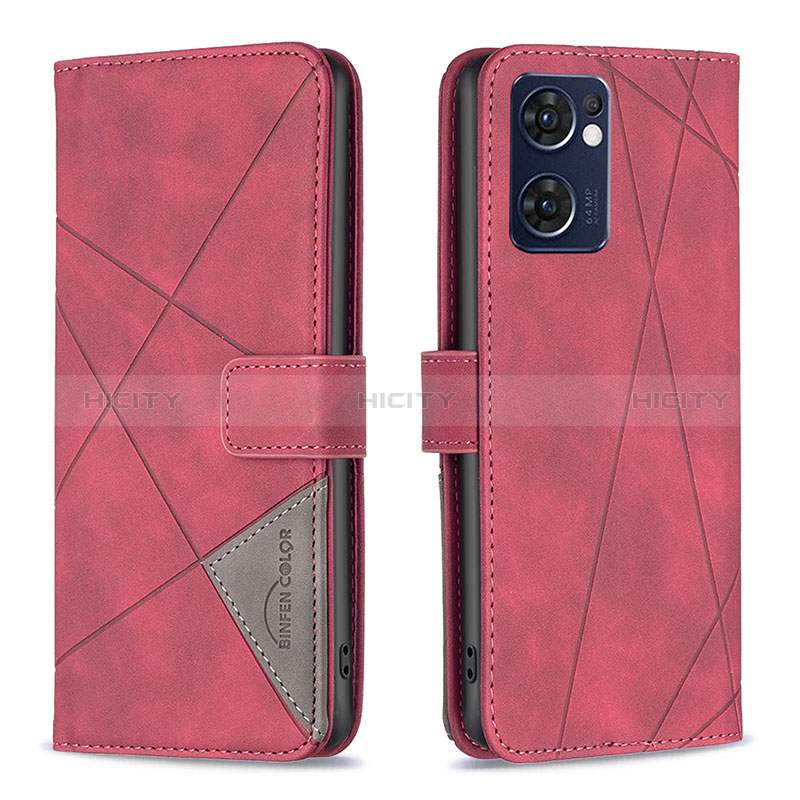 Custodia Portafoglio In Pelle Cover con Supporto B08F per OnePlus Nord CE 2 5G