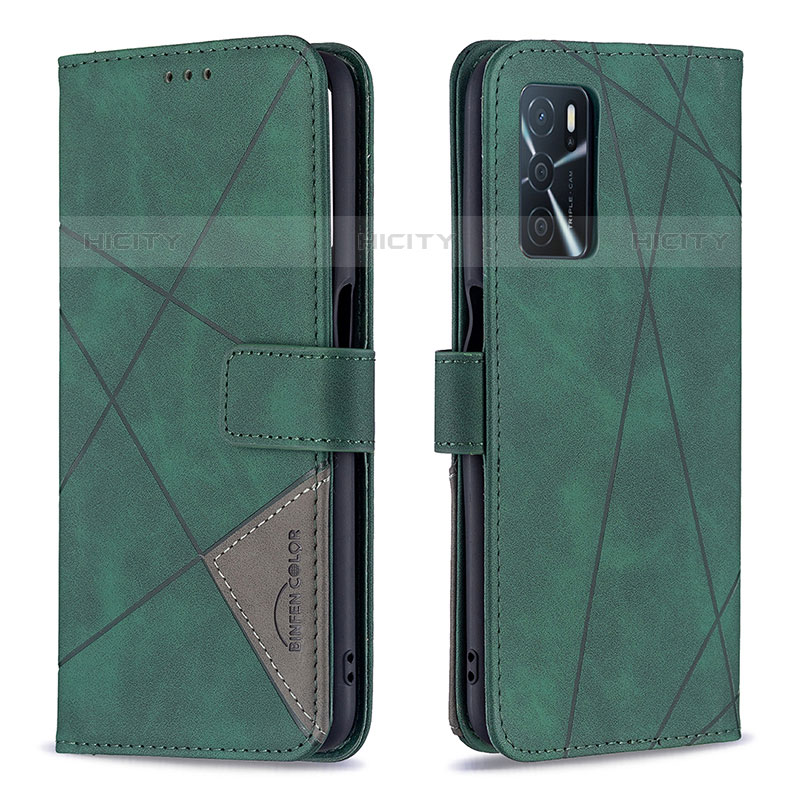 Custodia Portafoglio In Pelle Cover con Supporto B08F per Oppo A16s