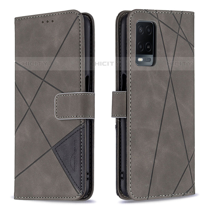 Custodia Portafoglio In Pelle Cover con Supporto B08F per Oppo A54 4G