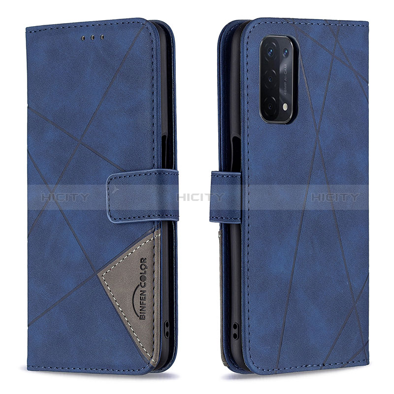 Custodia Portafoglio In Pelle Cover con Supporto B08F per Oppo A54 5G