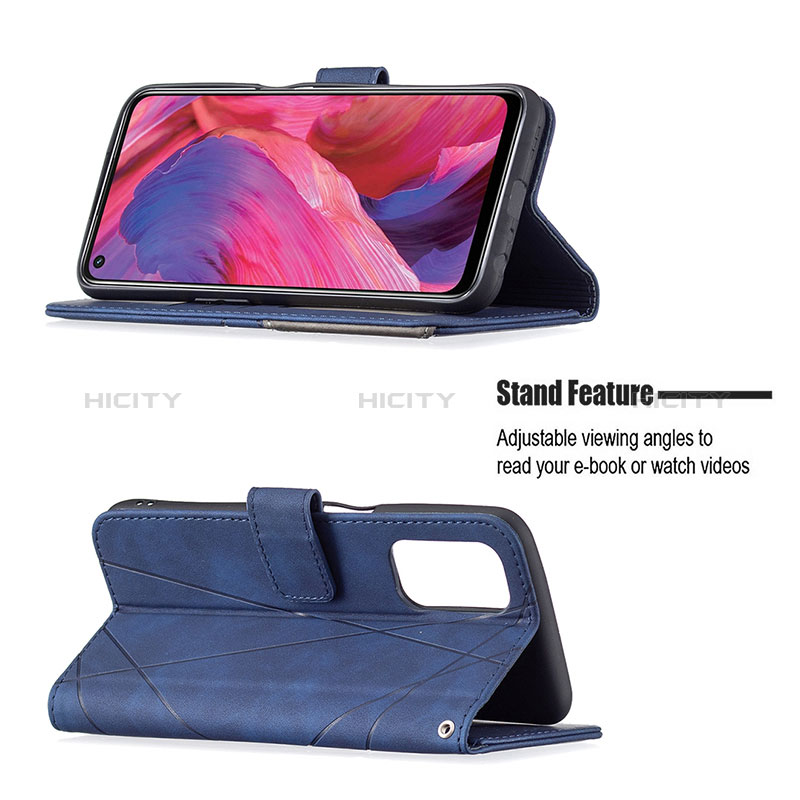 Custodia Portafoglio In Pelle Cover con Supporto B08F per Oppo A74 5G