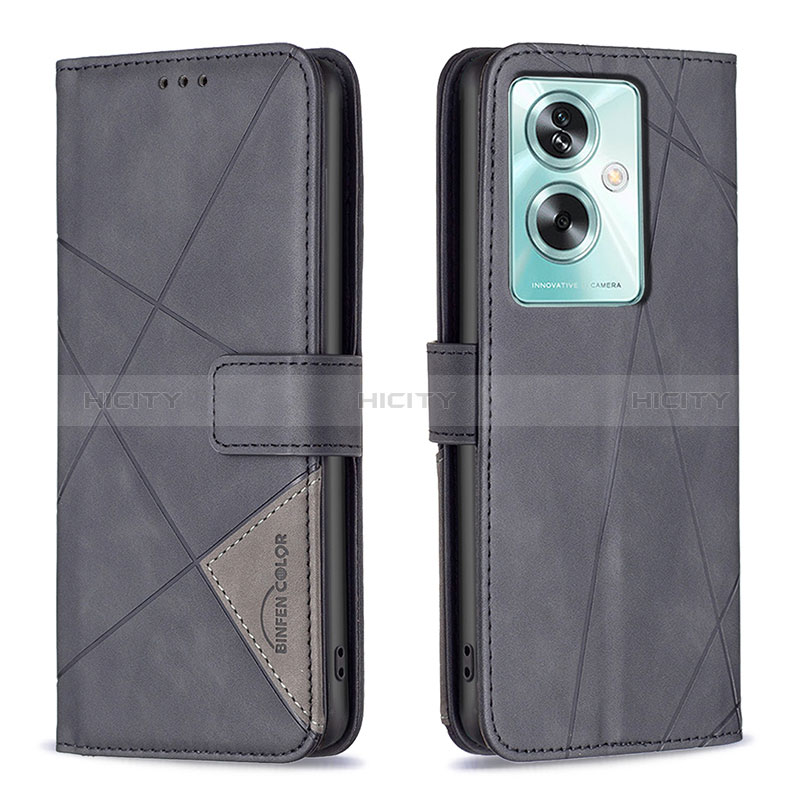 Custodia Portafoglio In Pelle Cover con Supporto B08F per Oppo A79 5G