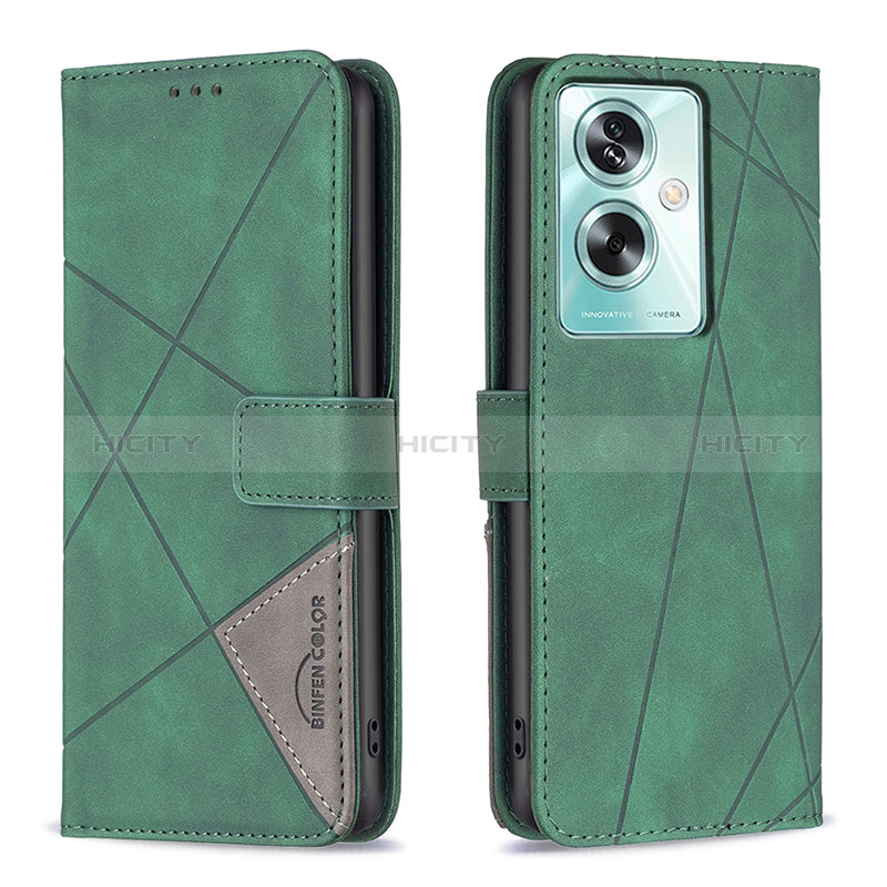 Custodia Portafoglio In Pelle Cover con Supporto B08F per Oppo A79 5G