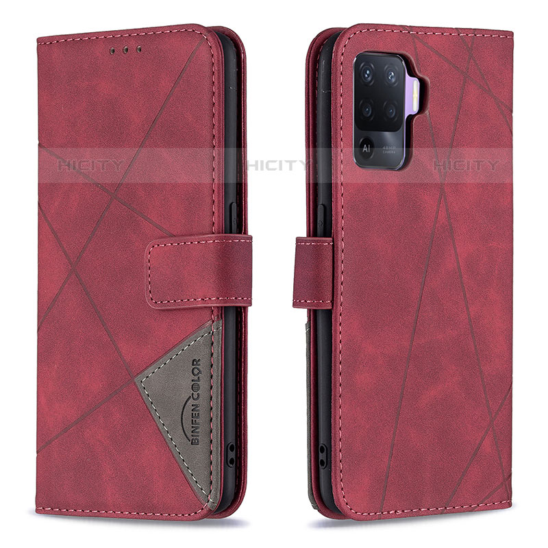 Custodia Portafoglio In Pelle Cover con Supporto B08F per Oppo A94 4G