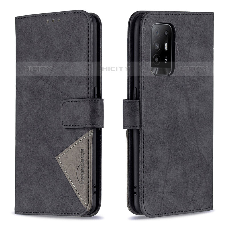 Custodia Portafoglio In Pelle Cover con Supporto B08F per Oppo A94 5G