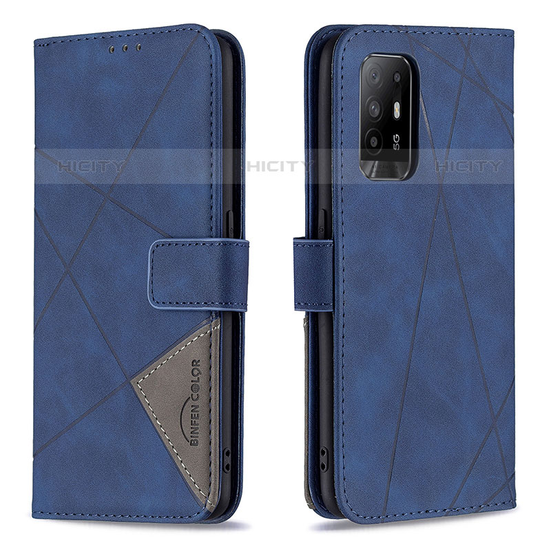 Custodia Portafoglio In Pelle Cover con Supporto B08F per Oppo A94 5G