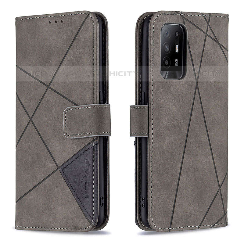 Custodia Portafoglio In Pelle Cover con Supporto B08F per Oppo A95 5G