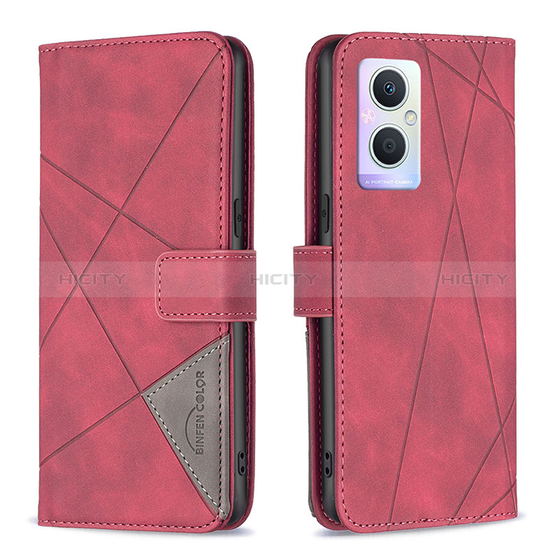 Custodia Portafoglio In Pelle Cover con Supporto B08F per Oppo A96 5G