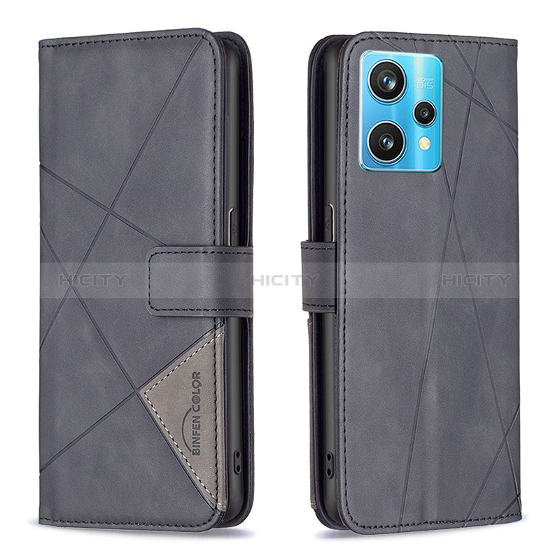 Custodia Portafoglio In Pelle Cover con Supporto B08F per Realme 9 4G