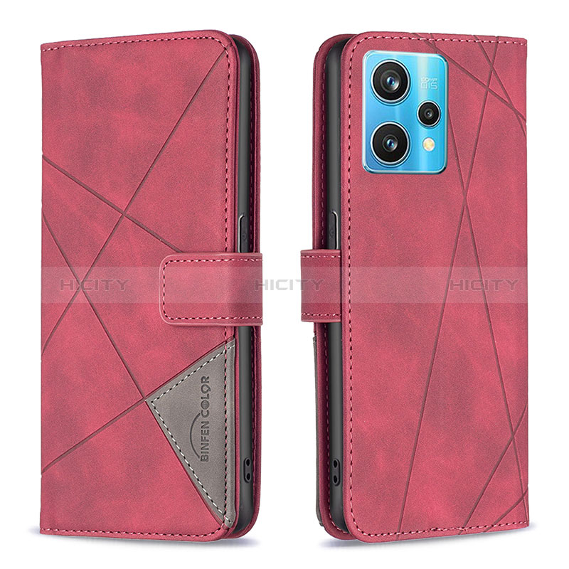 Custodia Portafoglio In Pelle Cover con Supporto B08F per Realme 9 4G