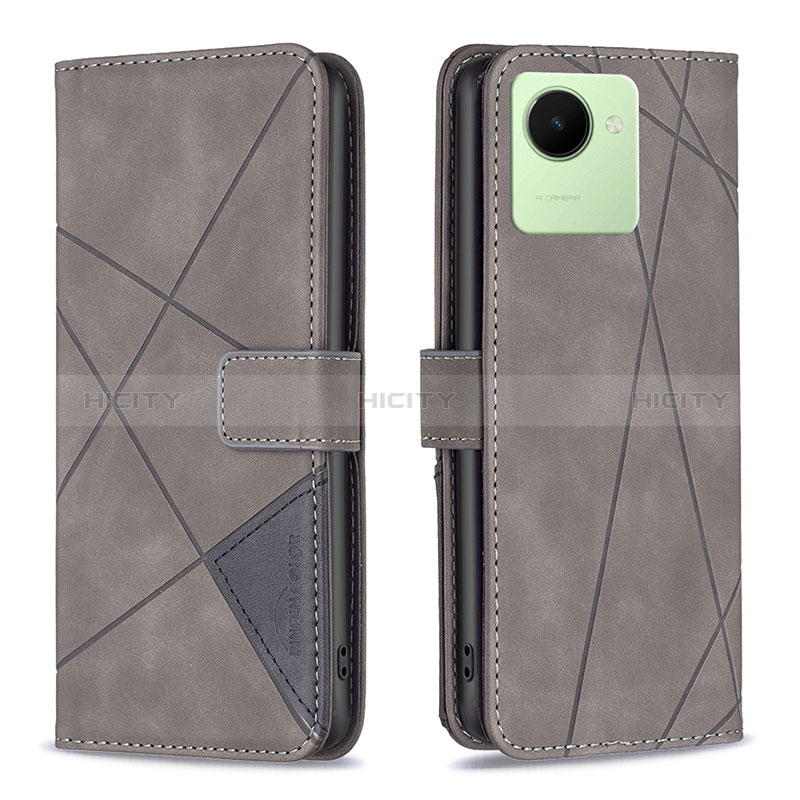 Custodia Portafoglio In Pelle Cover con Supporto B08F per Realme C30s