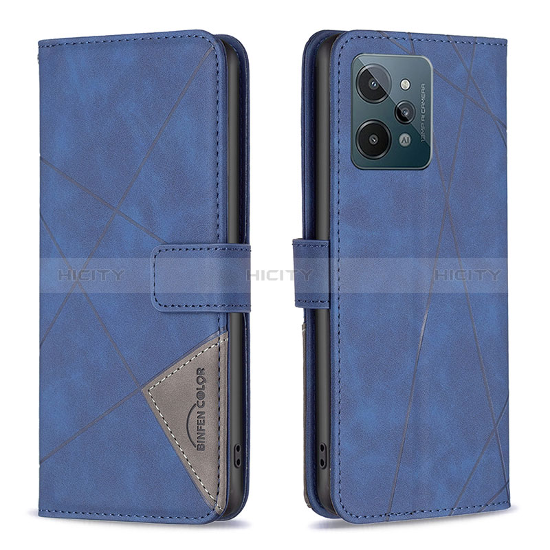 Custodia Portafoglio In Pelle Cover con Supporto B08F per Realme C31