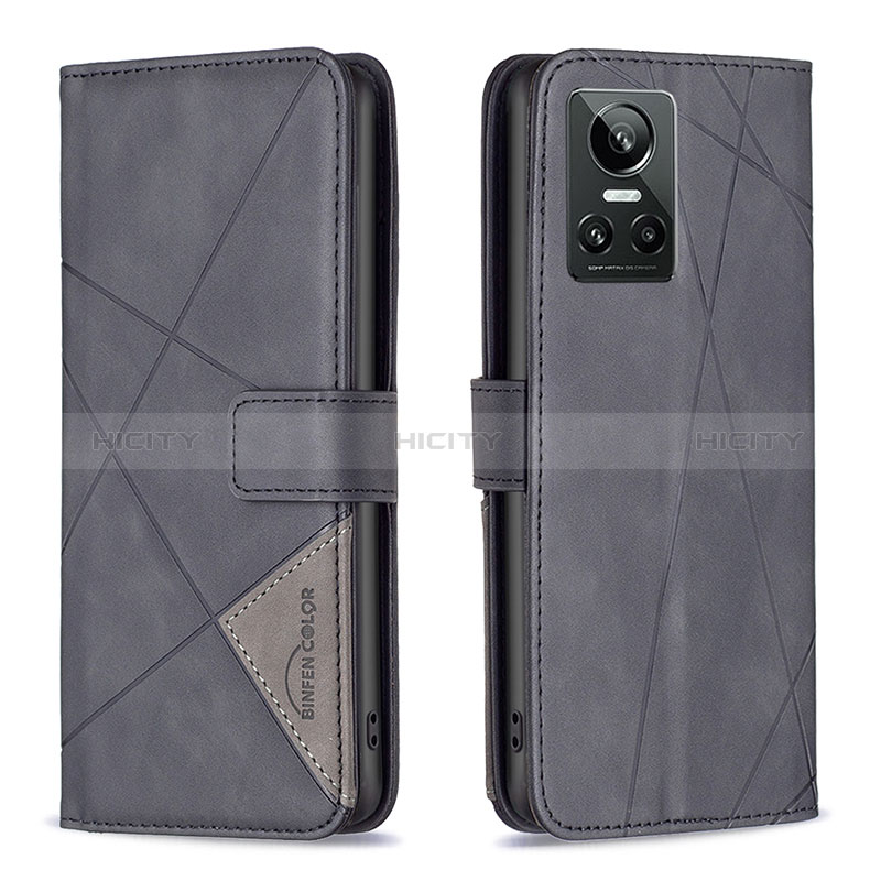 Custodia Portafoglio In Pelle Cover con Supporto B08F per Realme GT Neo3 5G