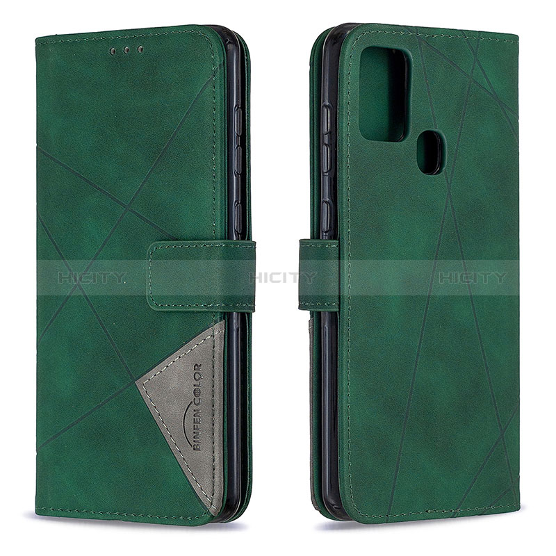 Custodia Portafoglio In Pelle Cover con Supporto B08F per Samsung Galaxy A21s