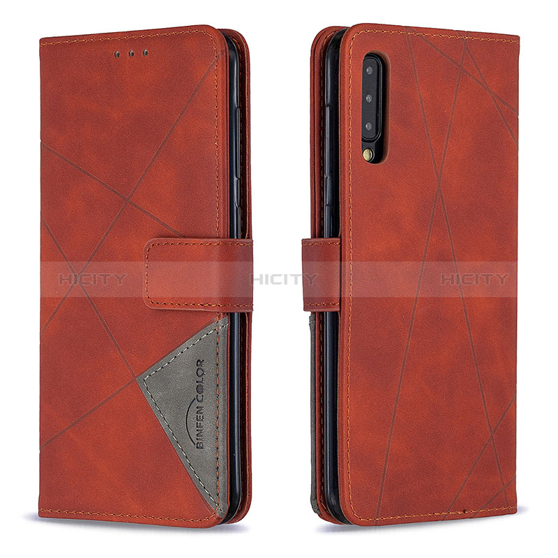 Custodia Portafoglio In Pelle Cover con Supporto B08F per Samsung Galaxy A50