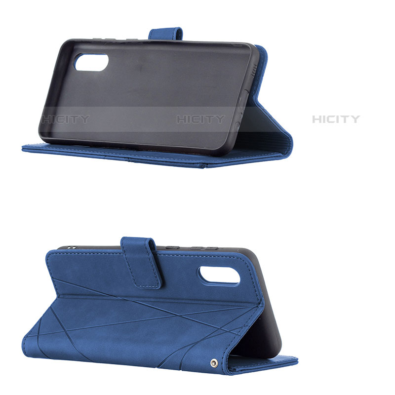 Custodia Portafoglio In Pelle Cover con Supporto B08F per Samsung Galaxy M02