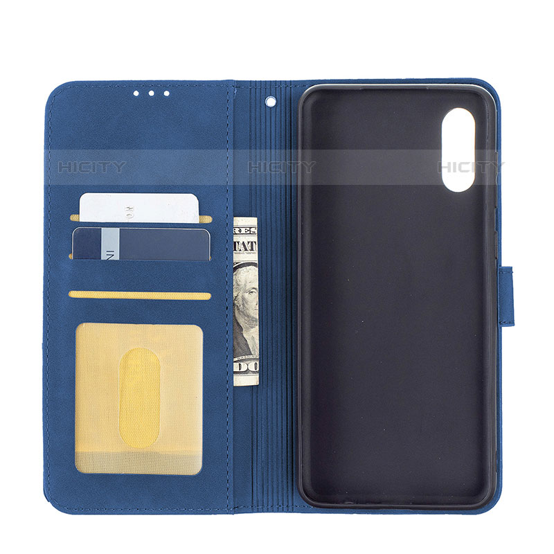 Custodia Portafoglio In Pelle Cover con Supporto B08F per Samsung Galaxy M02