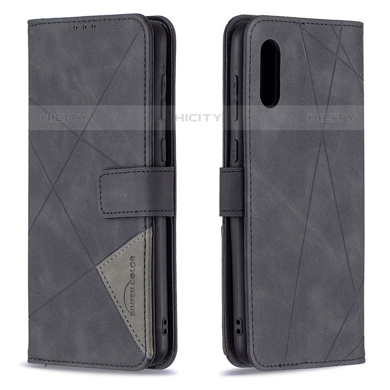 Custodia Portafoglio In Pelle Cover con Supporto B08F per Samsung Galaxy M02