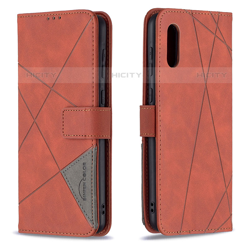 Custodia Portafoglio In Pelle Cover con Supporto B08F per Samsung Galaxy M02