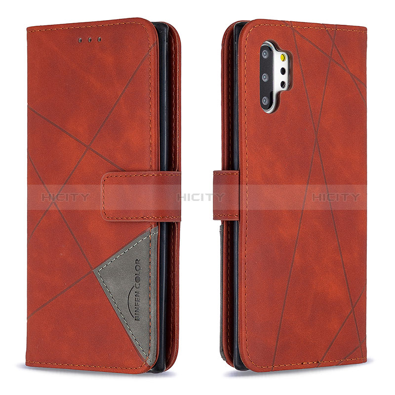 Custodia Portafoglio In Pelle Cover con Supporto B08F per Samsung Galaxy Note 10 Plus 5G