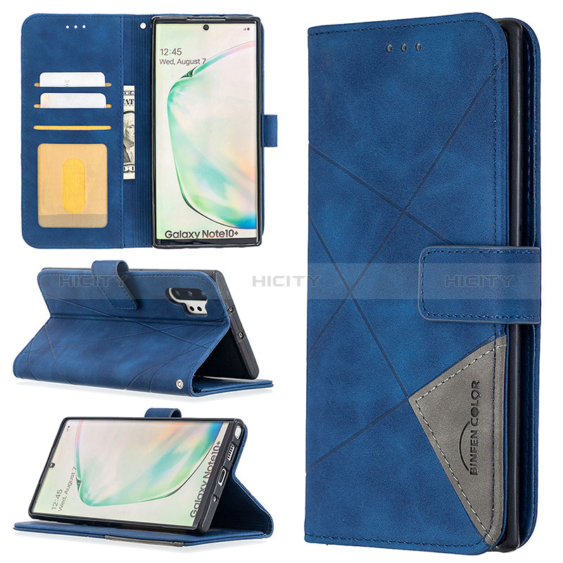 Custodia Portafoglio In Pelle Cover con Supporto B08F per Samsung Galaxy Note 10 Plus 5G