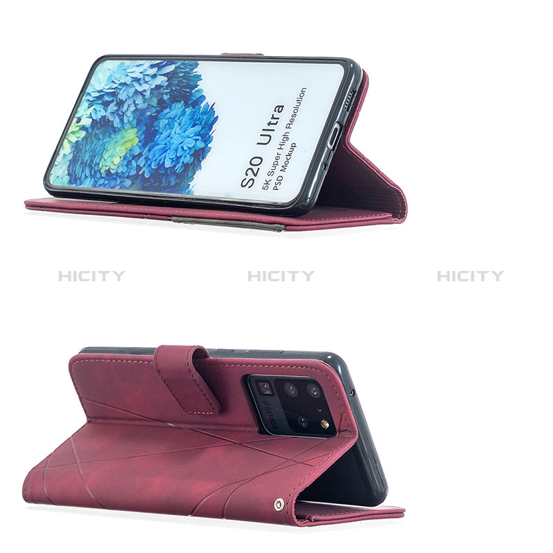 Custodia Portafoglio In Pelle Cover con Supporto B08F per Samsung Galaxy S20 Ultra 5G