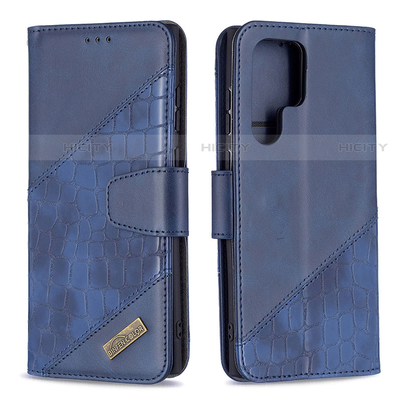 Custodia Portafoglio In Pelle Cover con Supporto B08F per Samsung Galaxy S21 Ultra 5G