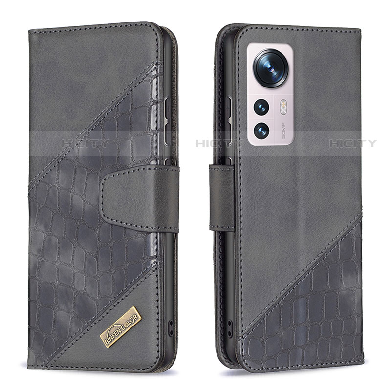 Custodia Portafoglio In Pelle Cover con Supporto B08F per Xiaomi Mi 12X 5G