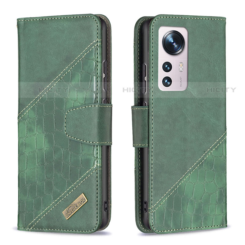 Custodia Portafoglio In Pelle Cover con Supporto B08F per Xiaomi Mi 12X 5G