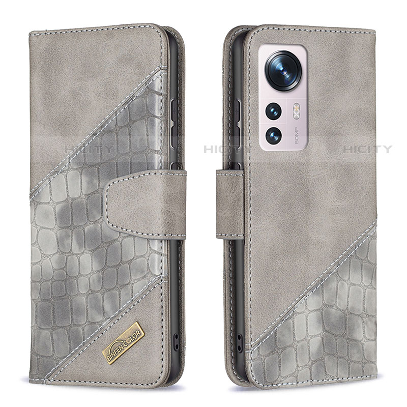 Custodia Portafoglio In Pelle Cover con Supporto B08F per Xiaomi Mi 12X 5G