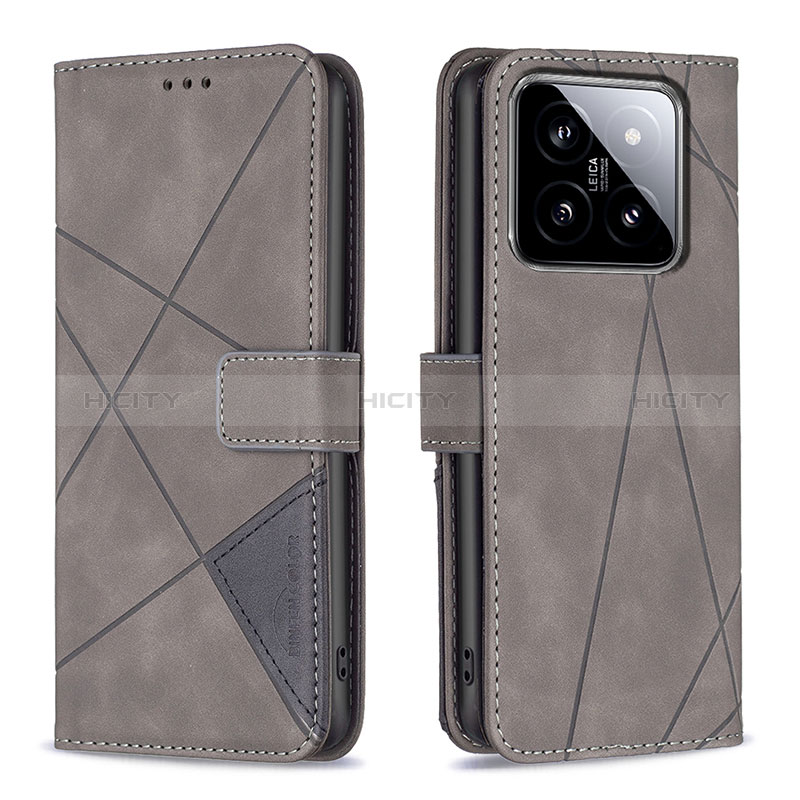 Custodia Portafoglio In Pelle Cover con Supporto B08F per Xiaomi Mi 14 5G