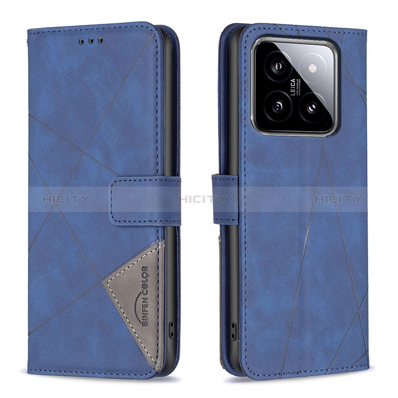 Custodia Portafoglio In Pelle Cover con Supporto B08F per Xiaomi Mi 14 Pro 5G