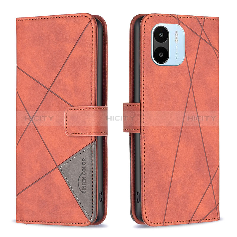 Custodia Portafoglio In Pelle Cover con Supporto B08F per Xiaomi Poco C50